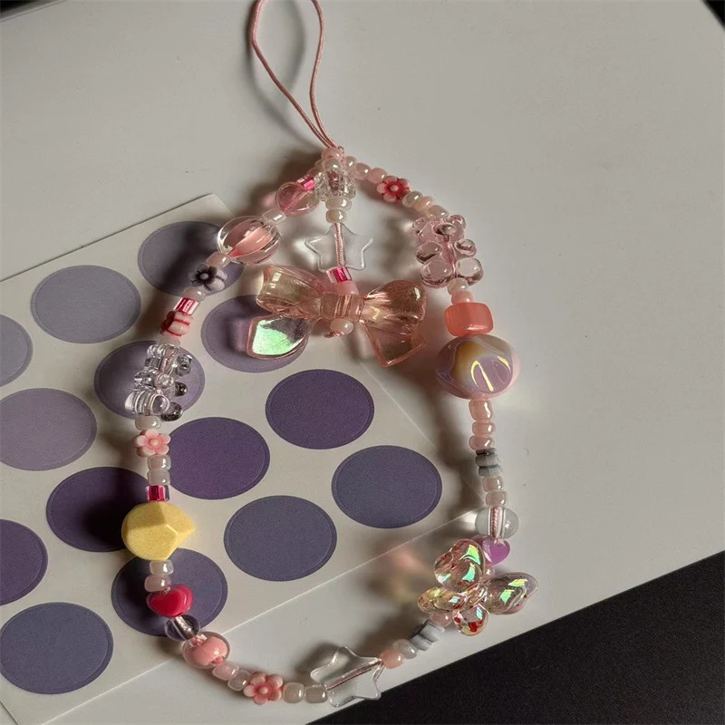 Einzigartiges Perlencharme-Handy-Lanyard Brehn