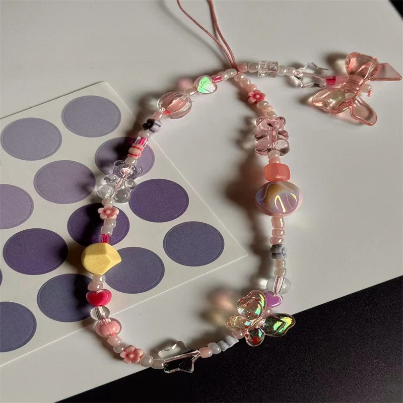 Einzigartiges Perlencharme-Handy-Lanyard Brehn