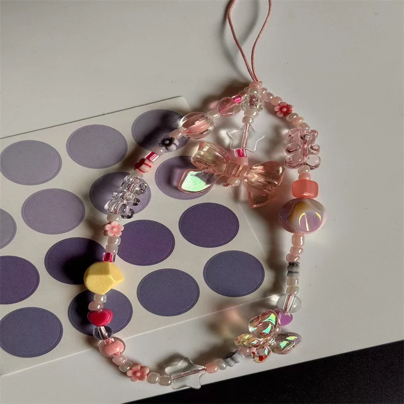 Einzigartiges Perlencharme-Handy-Lanyard Brehn