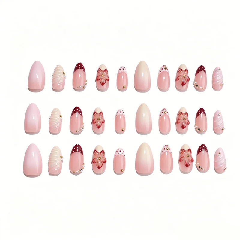 Florales Nagelkunst Design-Kit Karnz