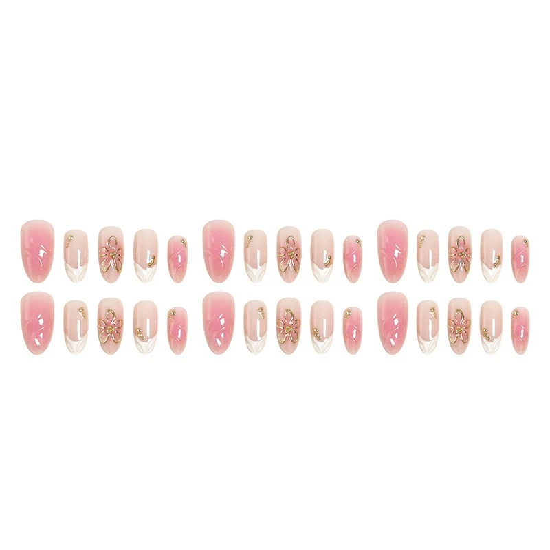 Floral Design Press-On Nail Set Karnz