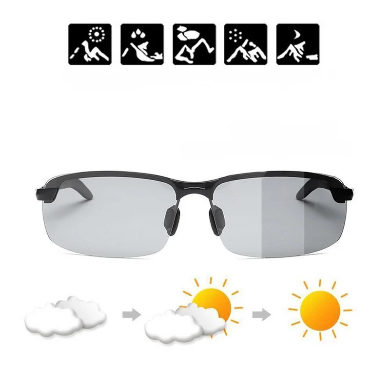 Skanto | Polarisierte photochrome Sport-Sonnenbrille