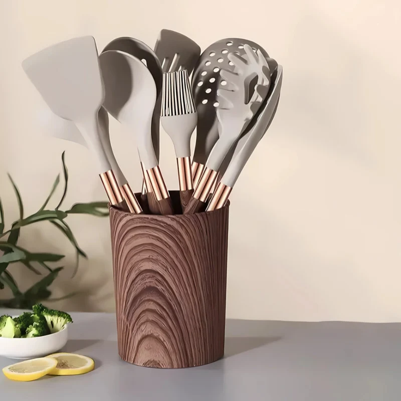 Skanto | Luxuriöse Silikon-Küchenutensilien | 10-teiliges Set