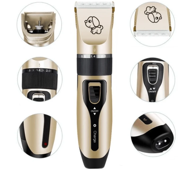 Skanto | Professioneller Hunde-Trimmer mit Bürste für alle Felltypen