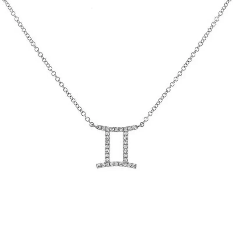 Skanto | Zierliche Diamant-Sternzeichen-Halskette