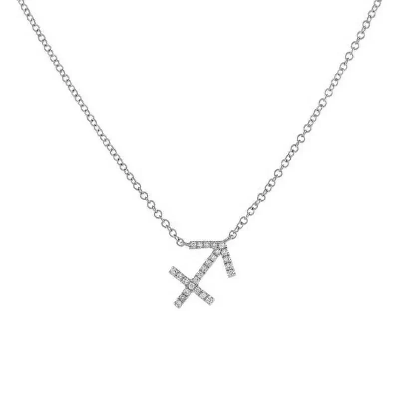 Skanto | Zierliche Diamant-Sternzeichen-Halskette