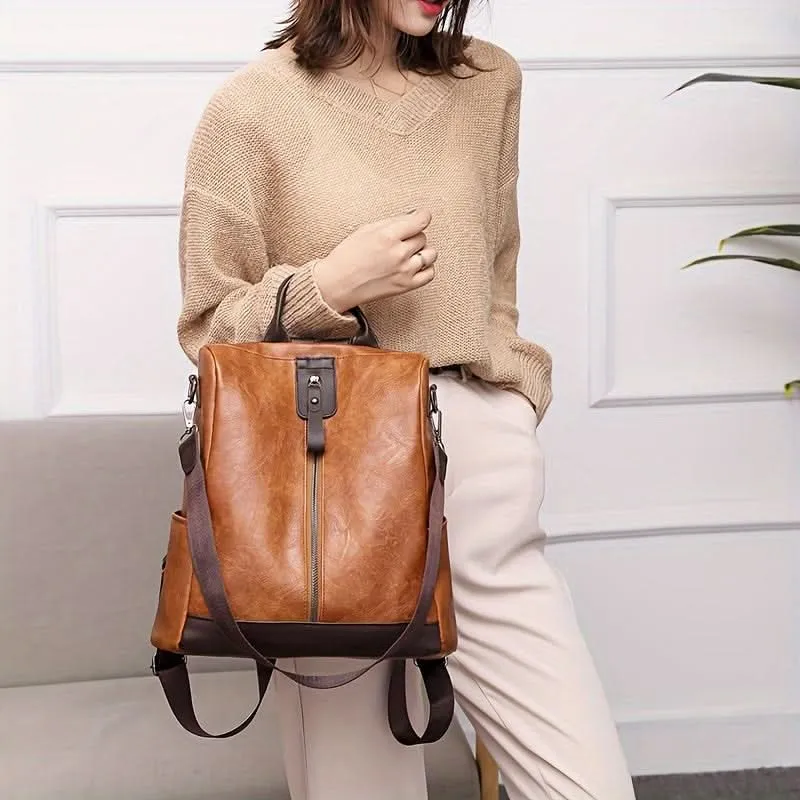 Skanto | Damen Anti-Diebstahl-Reisetasche stilvolle Umhängetasche