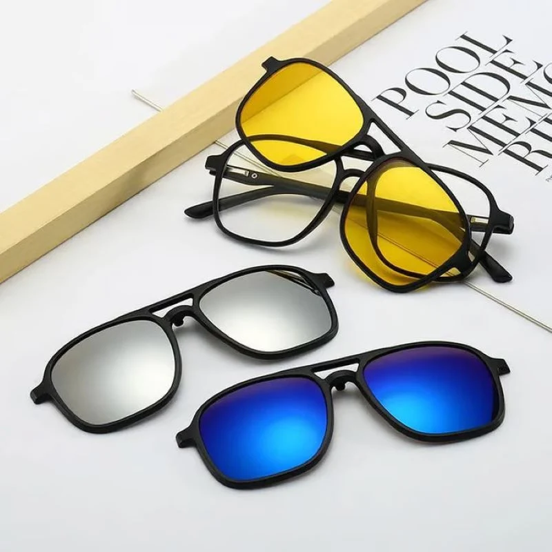 Skanto | Sonnenbrille mit austauschbaren Gläsern 6-in-1
