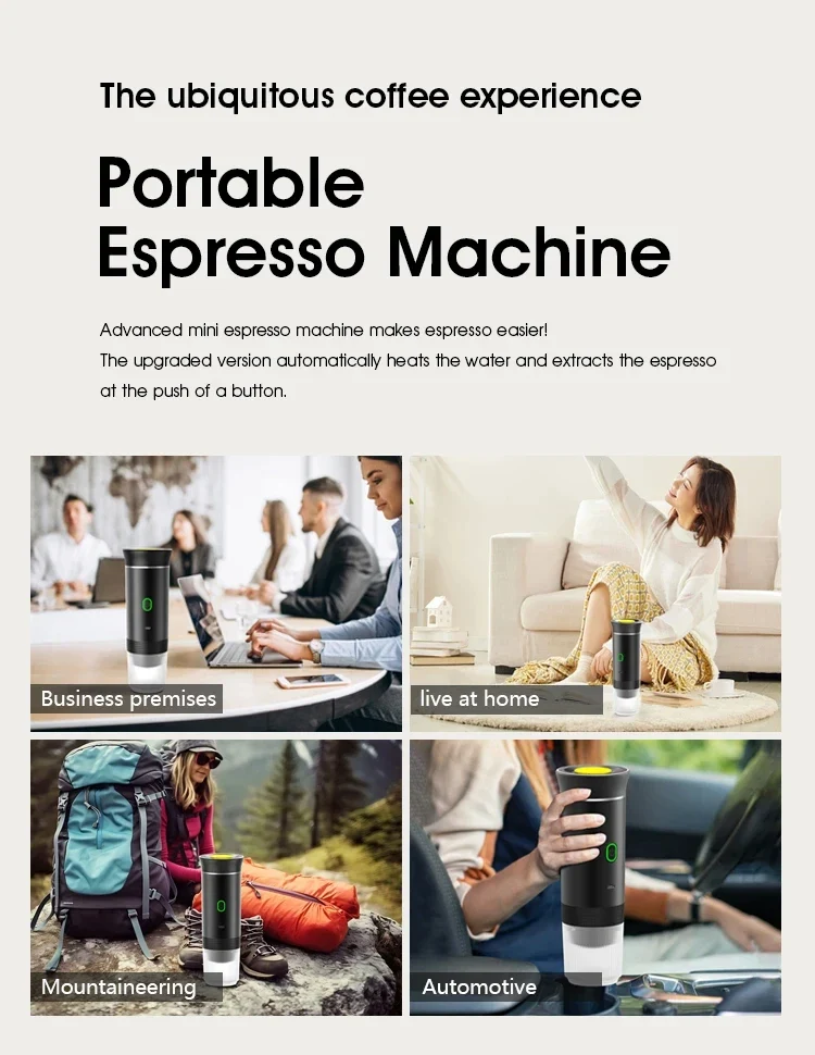 Tragbare Kaffeemaschine | Überall und jederzeit brühen | Skanto