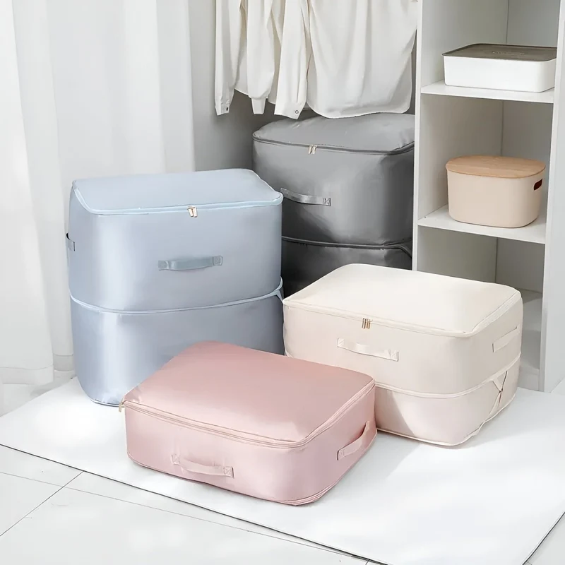 Skanto | SpaceSaver Bag – Kompressions-Aufbewahrungstasche für Kleidung und Bettwäsche
