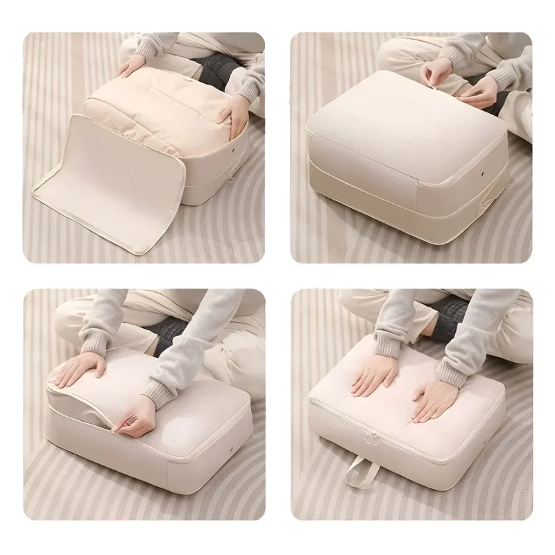 Skanto | SpaceSaver Bag – Kompressions-Aufbewahrungstasche für Kleidung und Bettwäsche