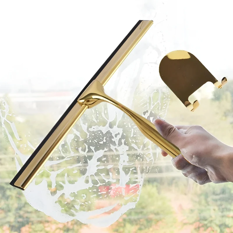 Skanto | Goldener Multifunktionaler Fensterreiniger aus Edelstahl
