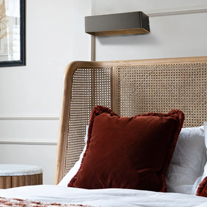 Skanto | Laurion – Moderne Würfel-Wandleuchte | LED-Ambientebeleuchtung für Wohn- & Schlafzimmer