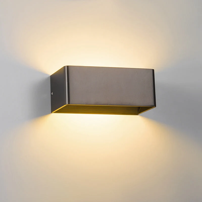 Skanto | Laurion – Moderne Würfel-Wandleuchte | LED-Ambientebeleuchtung für Wohn- & Schlafzimmer