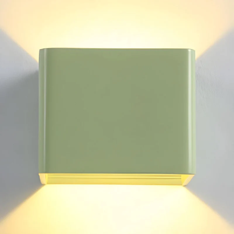 Skanto | Laurion – Moderne Würfel-Wandleuchte | LED-Ambientebeleuchtung für Wohn- & Schlafzimmer