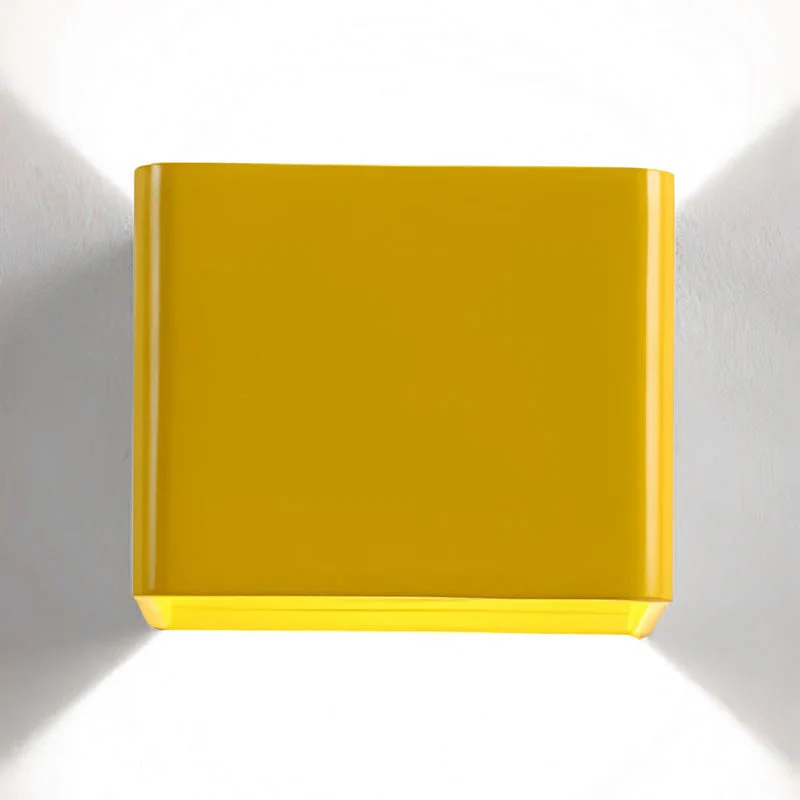 Skanto | Laurion – Moderne Würfel-Wandleuchte | LED-Ambientebeleuchtung für Wohn- & Schlafzimmer