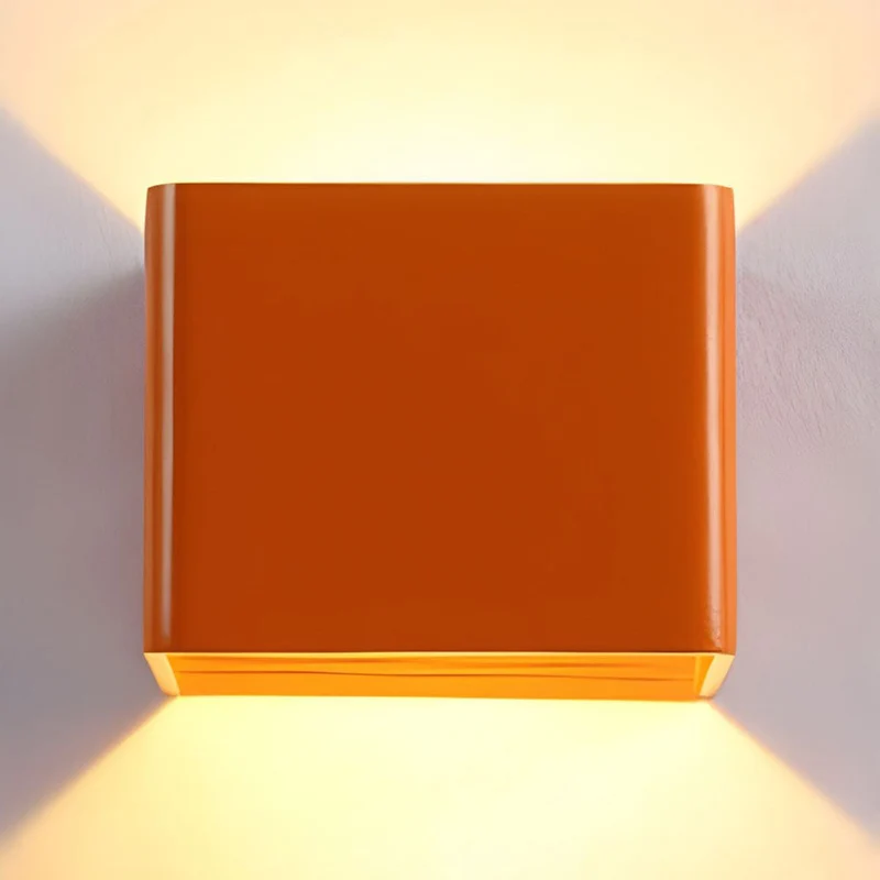 Skanto | Laurion – Moderne Würfel-Wandleuchte | LED-Ambientebeleuchtung für Wohn- & Schlafzimmer