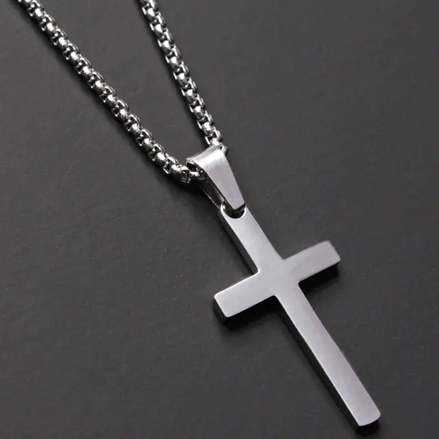 Klassische Kreuz-Herrenhalskette Skanto
