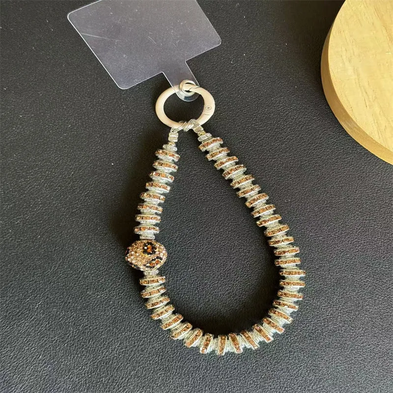 Stylischer Perlen-Schlüsselanhänger Halter Brehn