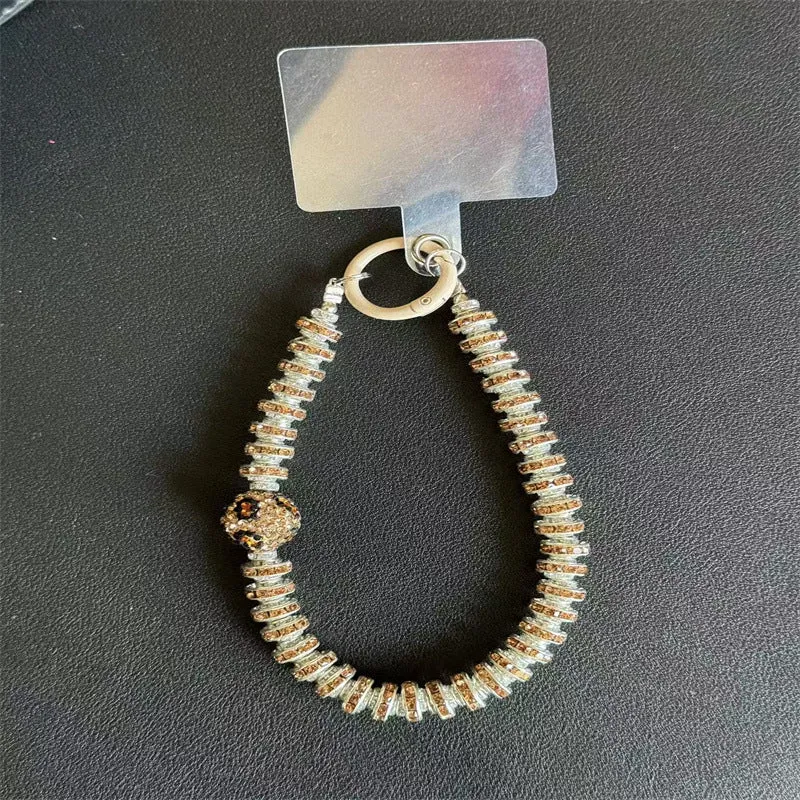Stylischer Perlen-Schlüsselanhänger Halter Brehn