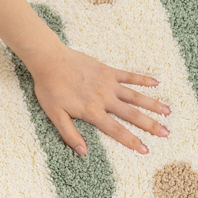 Geometrische Tufting-Badematte | Skanto