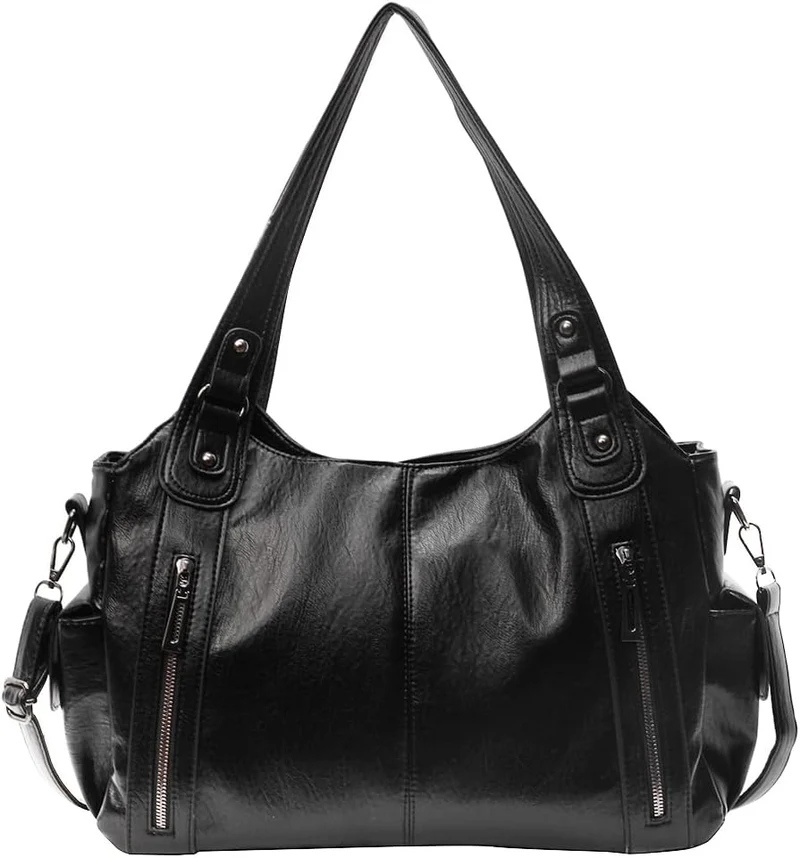 Skanto | Vegane Leder-Beuteltasche (Slouchy Hobo Bag)