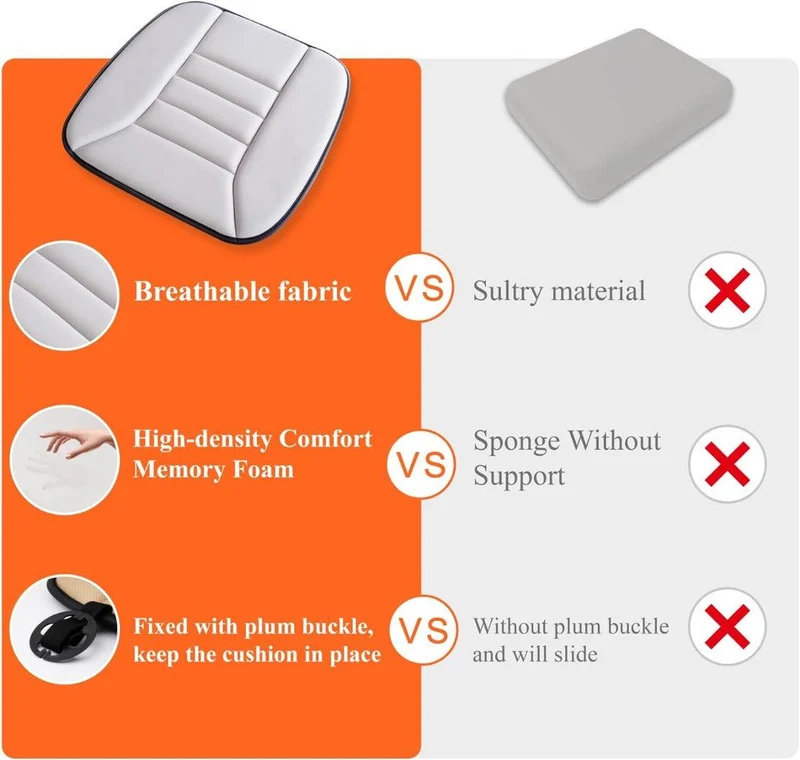 Komfort Memory Foam Autositzkissen Skanto