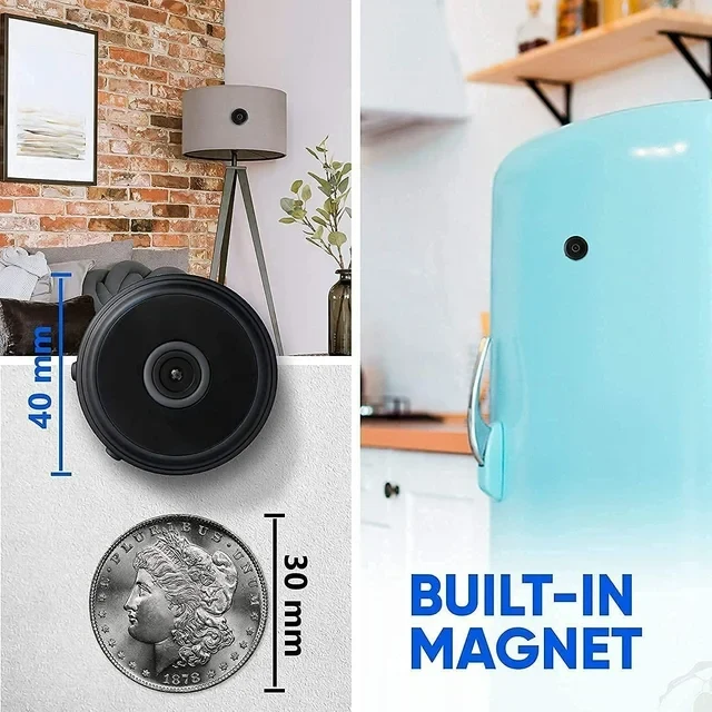 Skanto | Mini kabellose Magnetkamera mit Audio- und Videostream