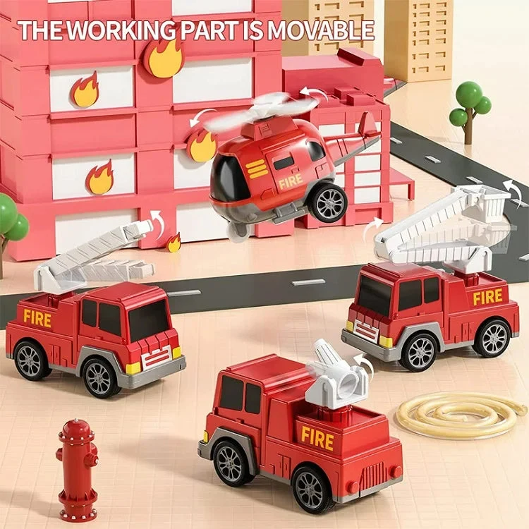 FunCity Trucks - Spielset mit Lichtern und Sound Skanto