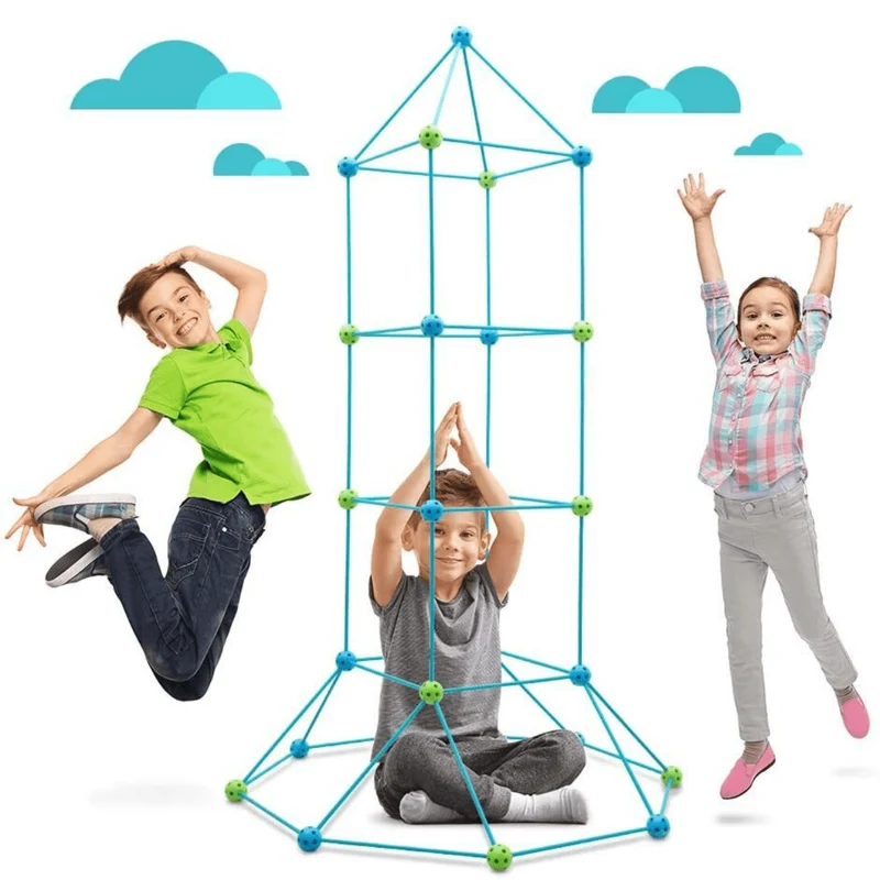 Skanto | Buildadream Zelt – Kreatives Bauspielzeug für Kinder – Fantasievolles Spielen und Lernabenteuer