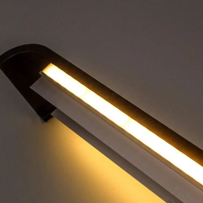 Skanto | Moderne LED-Wandleuchte – Elegantes schwarzes Aluminiumlicht