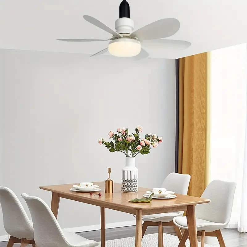 Skanto | 2-in-1 TRAGBARER DECKENVENTILATOR & LICHT mit Fernbedienung