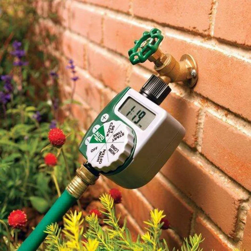 Skanto | Digitaler Gartenbewässerungs-Timer mit LCD-Wasserhahnsteuerung