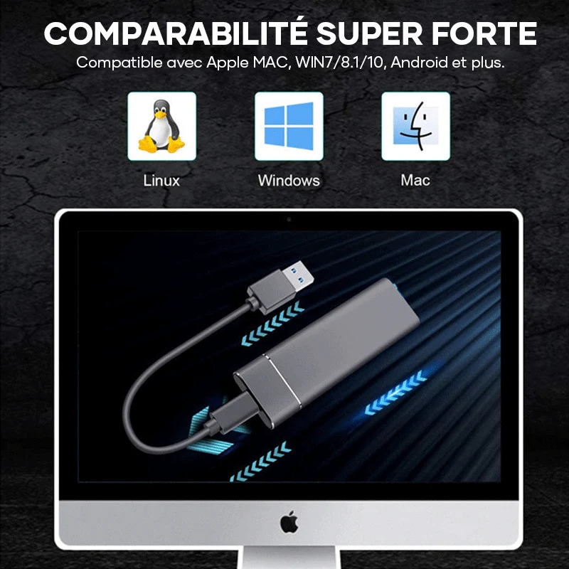 Externe ultraschnelle SSD-Festplatte | Skanto