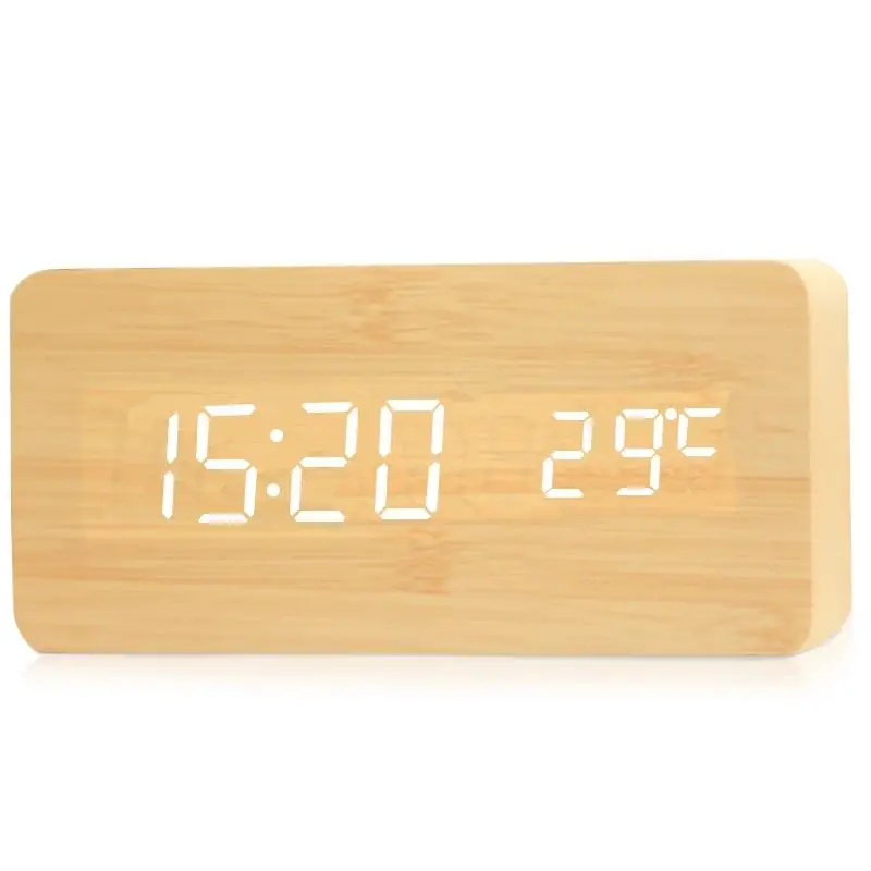 WoodTime – Digitale Holzuhr Skanto