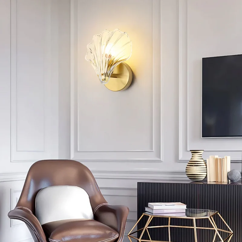 Skanto | Wandlampe aus Glasschale