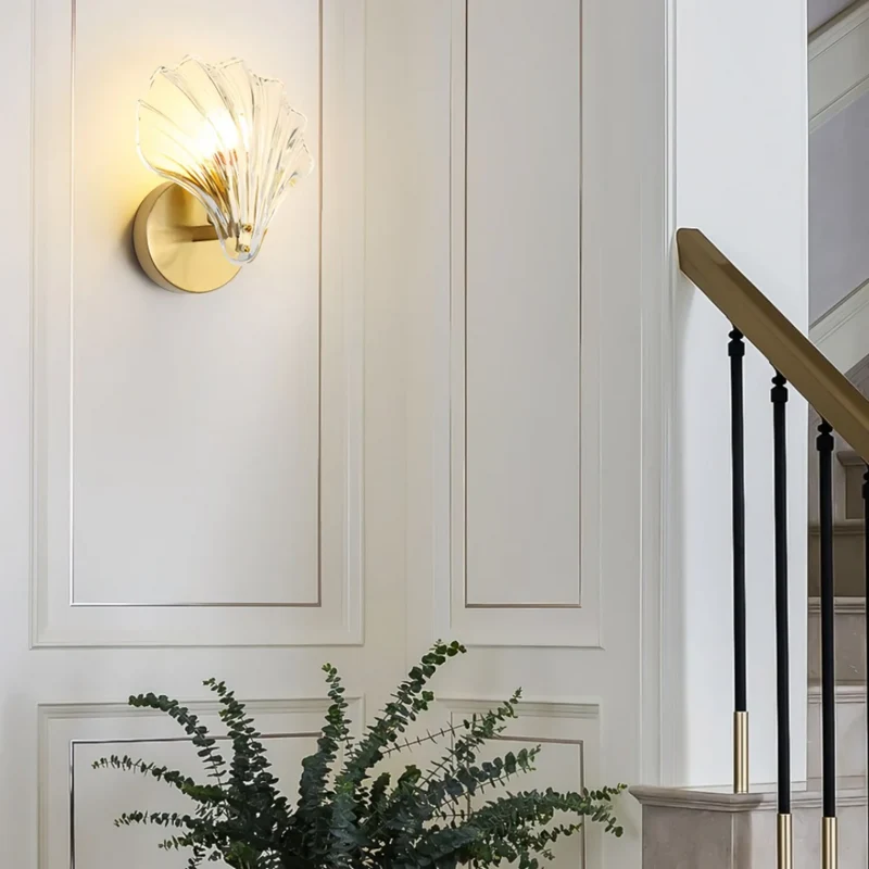 Skanto | Wandlampe aus Glasschale