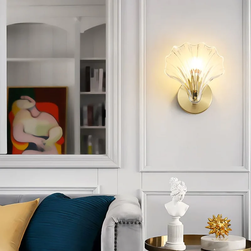Skanto | Wandlampe aus Glasschale