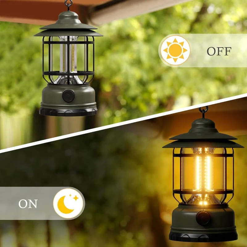 Skanto | Wiederaufladbare Retro LED Campinglaterne