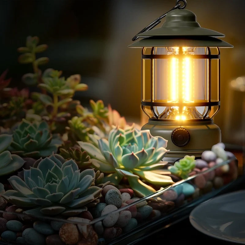Skanto | Wiederaufladbare Retro LED Campinglaterne