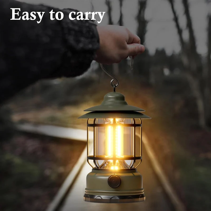 Skanto | Wiederaufladbare Retro LED Campinglaterne