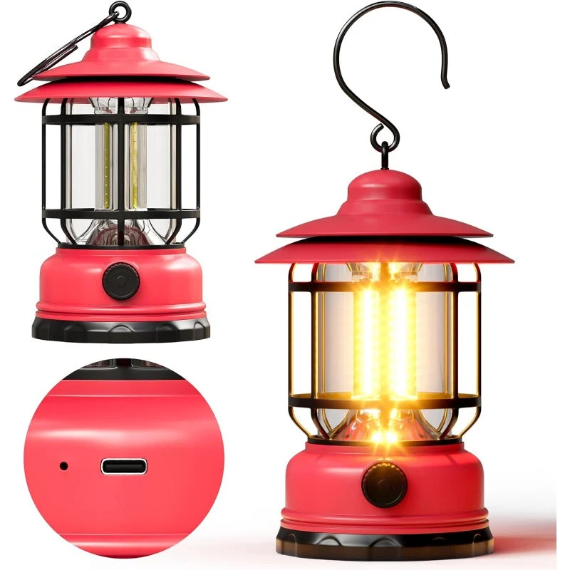 Skanto | Wiederaufladbare Retro LED Campinglaterne