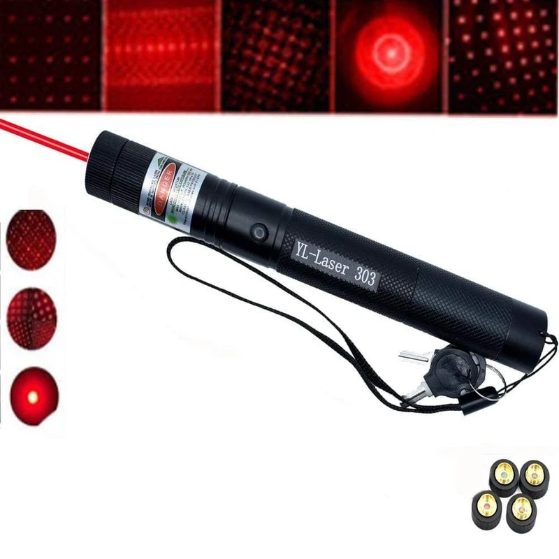 Hochleistungs-Laserpointer 303 | Leistungsstarker grüner Strahl für große Entfernungen | Skanto