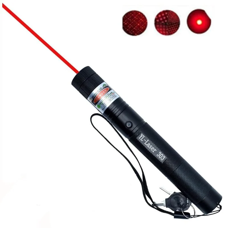 Hochleistungs-Laserpointer 303 | Leistungsstarker grüner Strahl für große Entfernungen | Skanto