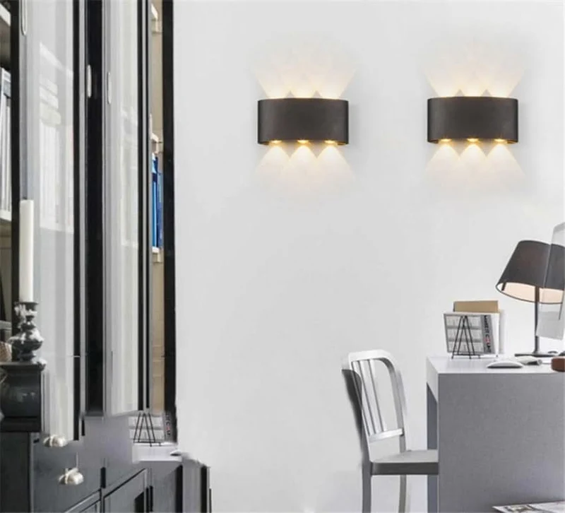 Skanto | Moderne wasserdichte LED-Wandleuchte für Innen- und Außenbereich