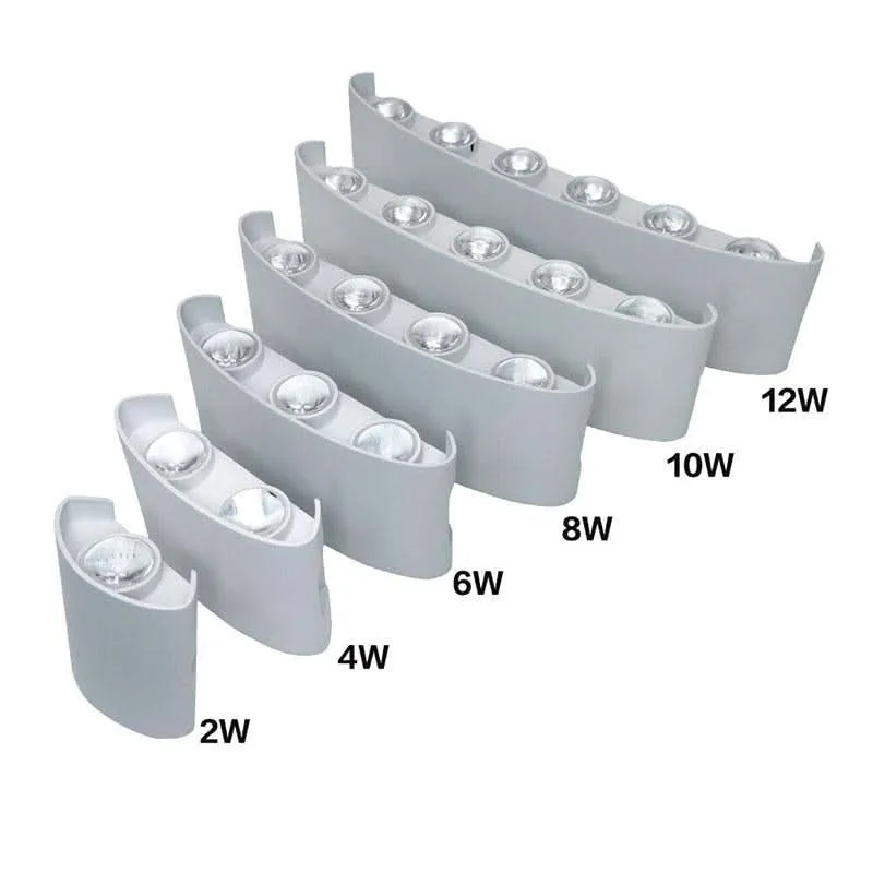 Skanto | Moderne wasserdichte LED-Wandleuchte für Innen- und Außenbereich