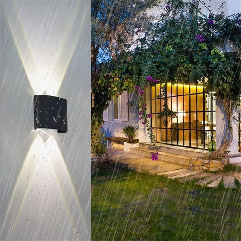 Skanto | Moderne wasserdichte LED-Wandleuchte für Innen- und Außenbereich