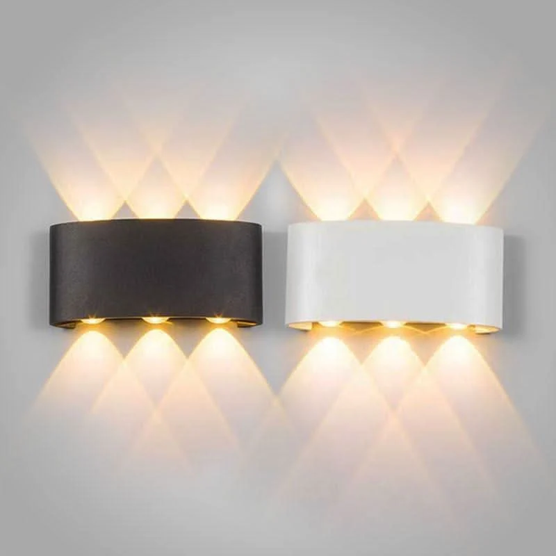 Skanto | Moderne wasserdichte LED-Wandleuchte für Innen- und Außenbereich
