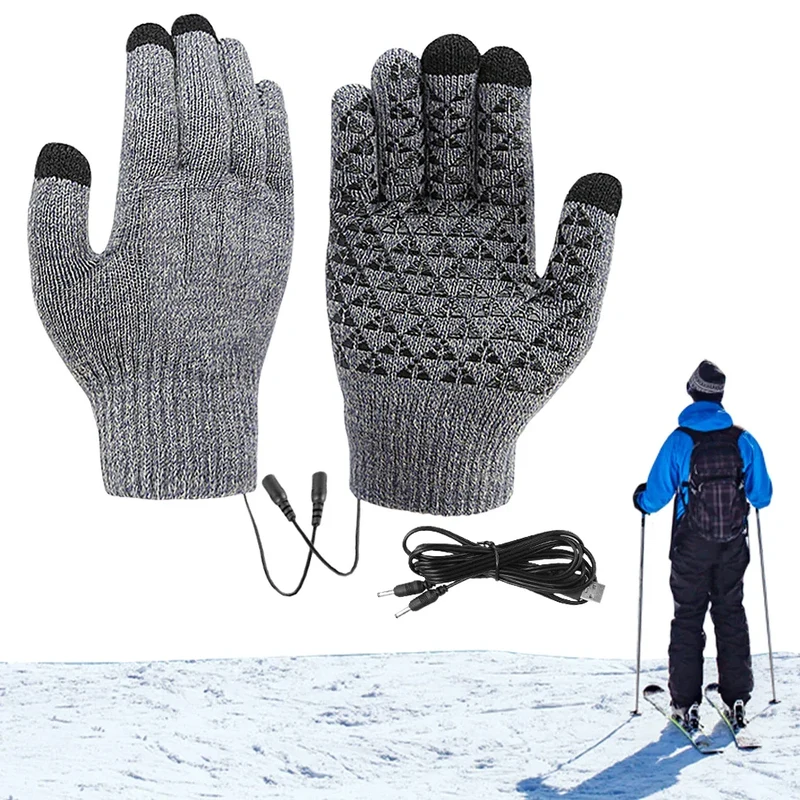 Skanto | FROSTIQ Beheizte Handschuhe | USB-Ladefunktion | Touchscreen & Griffig | Thermohandschuhe für Winter, Outdoor & Radfahren
