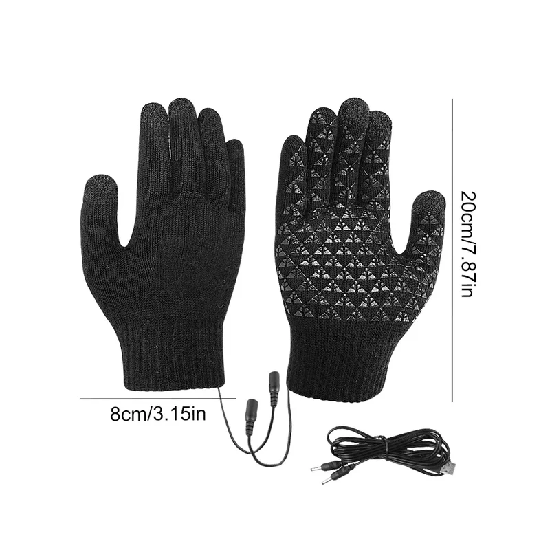 Skanto | FROSTIQ Beheizte Handschuhe | USB-Ladefunktion | Touchscreen & Griffig | Thermohandschuhe für Winter, Outdoor & Radfahren